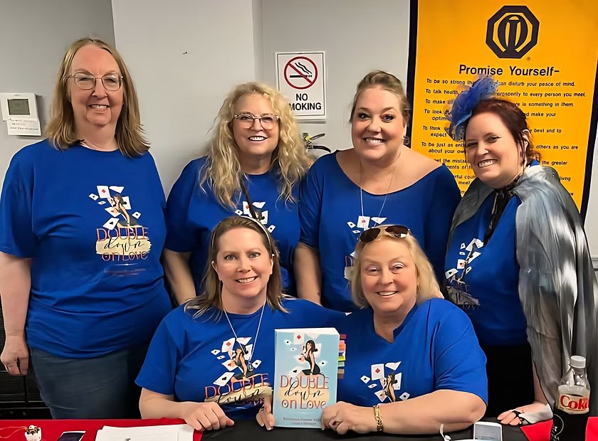 KRW members at a Double Down on Love anthology signing